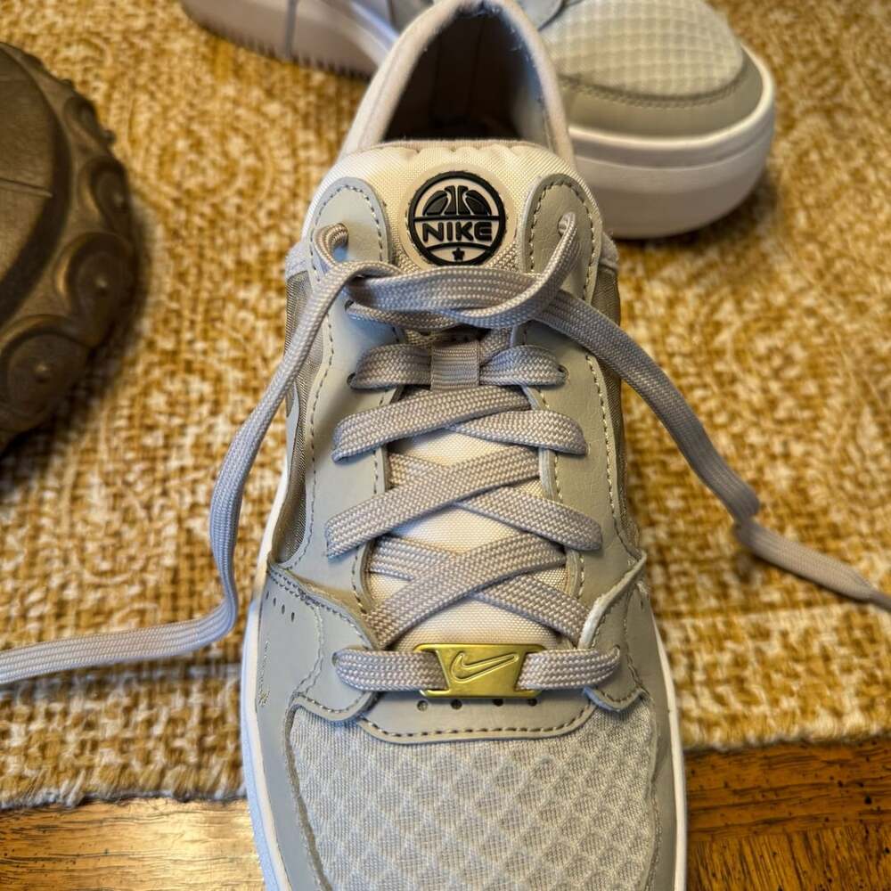 Nike Court Vision Alta TXT Women 8 Cream Saturn Gold Platform CW6536-200 - Picture 8 of 11